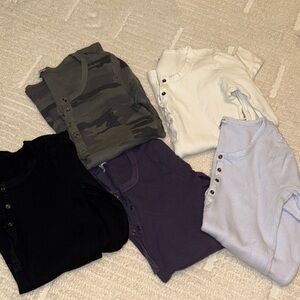 Splendid Waffle Knit Long Sleeves Lot of 5!
